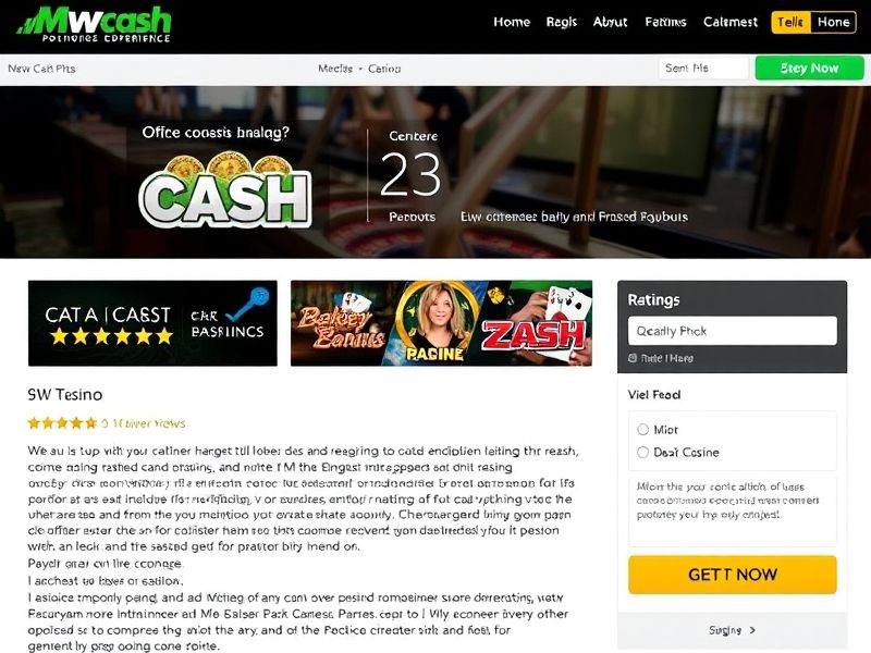 Welcome to MW Cash, your go-to online gambling platform for top-rated slots, poker, live dealers, and exclusive bonuses. Play real money games securely and claim promotions today!